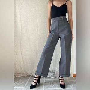 American-vintage Women's Grey Trousers